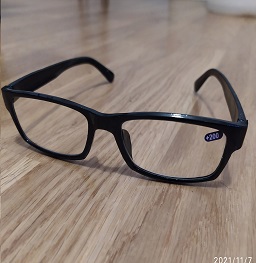 Läsglasögon styrka 2.0 plast svart