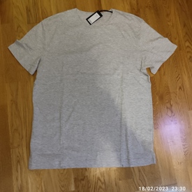 T-Shirt ljusgrå XXL