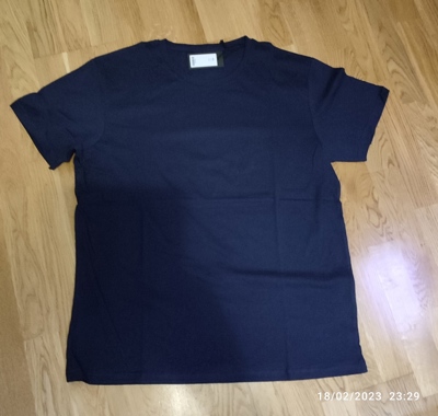 T-Shirt marinblå XXL